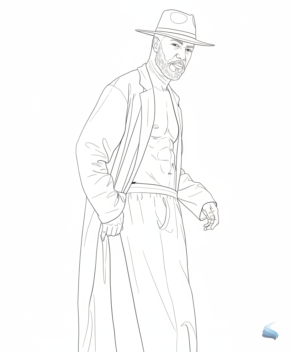 Line sketch example result